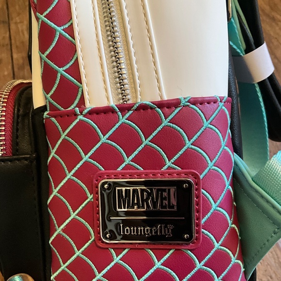 NWT Loungefly SpiderGwen/GhostSpider Mini Backpack - Picture 2 of 3